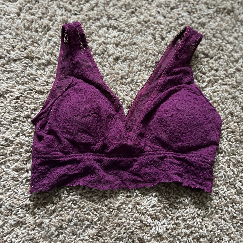 Purple bralette